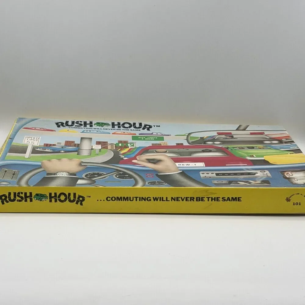Rush Hour Board Game (1981, Everyday Game Co.) Commuting Will Never Be The Same